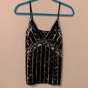 Beautiful Sequence Top- Never Worn!!